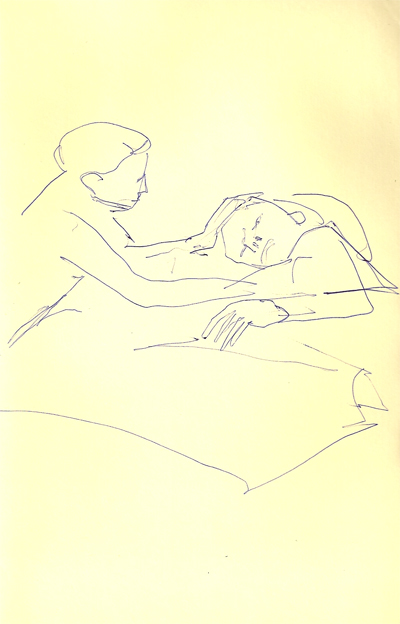 Nära, långt borta.