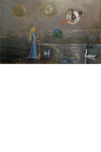 Schackspelet, prinsessan och häxan